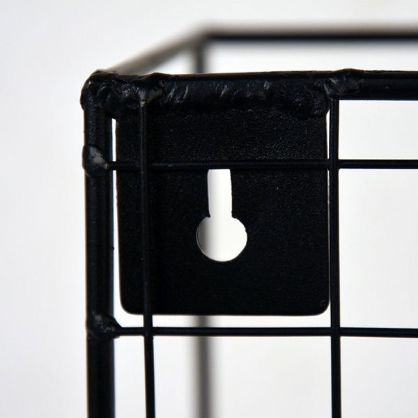 Wandrek Firm mango/zwart industrieel - Leverbaar in 3 afmetingen (magazijn opruiming)