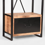 Boekenkast Brussels Lade 80x45x185 cm