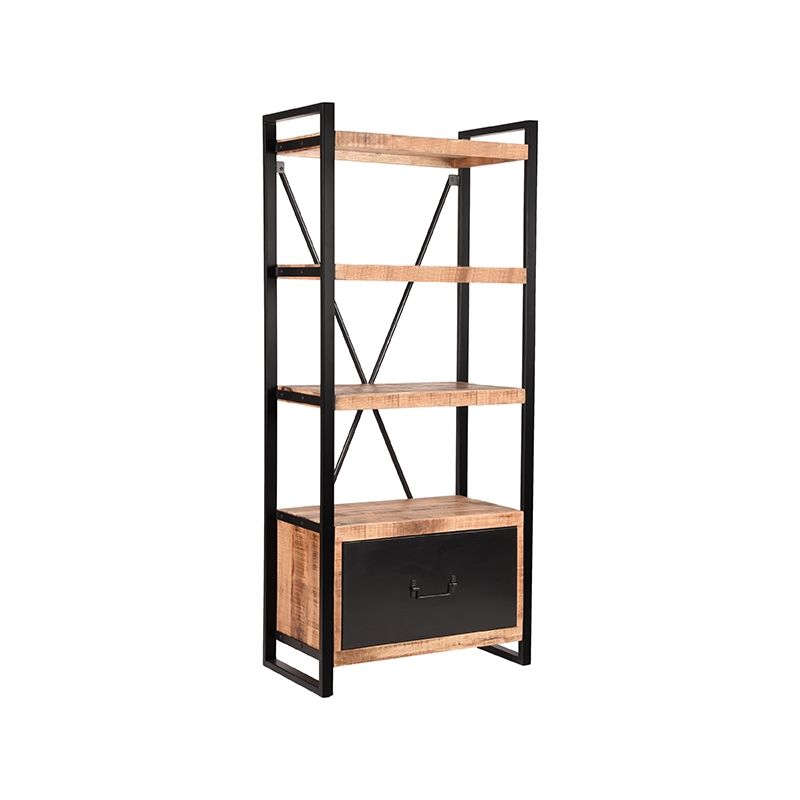Boekenkast Brussels Lade 80x45x185 cm