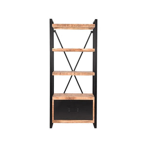Boekenkast Brussels Lade 80x45x185 cm
