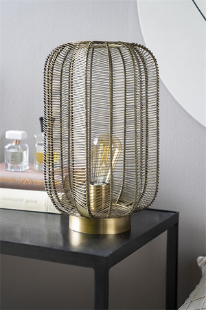 By-Boo tafellamp Carbo - bronze (magazijn opruiming)