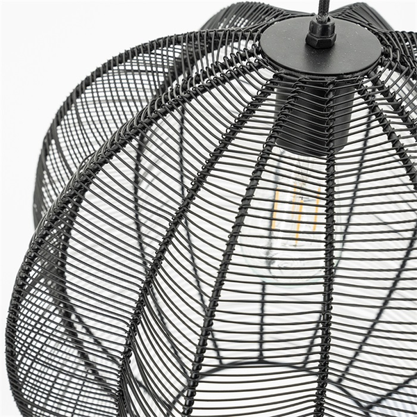 By-Boo hanglamp Floss small - zwart  (magazijn opruiming)