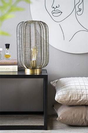 By-Boo tafellamp Carbo - bronze (magazijn opruiming)