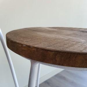 Bloemenzuil Brix Glace set van 2 - wit