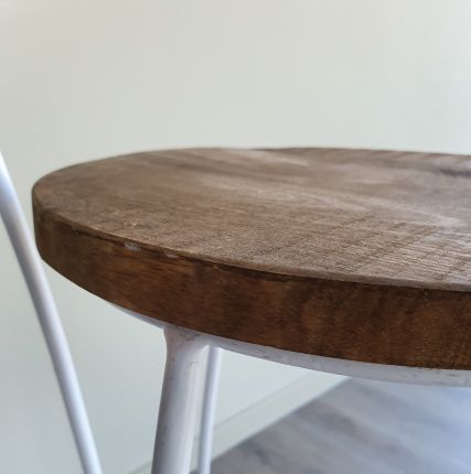 Bloemenzuil Brix Glace set van 2 - wit