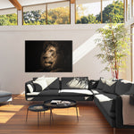 Glasschilderij leeuw 120x80 cm