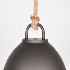 Hanglamp Korf label51 burned steel   (magazijn opruiming)