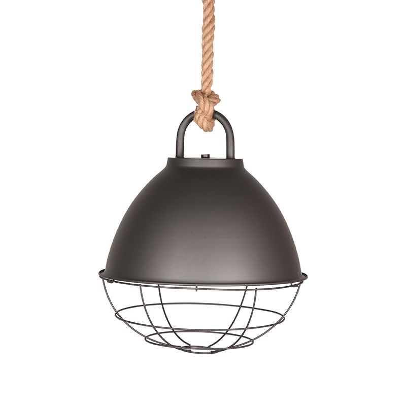 Hanglamp Korf label51 burned steel   (magazijn opruiming)