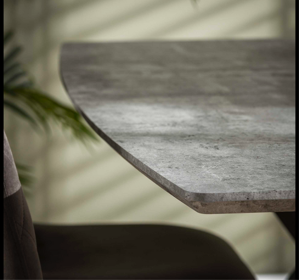 Eetkamertafel ovaal vormig 160x90 cm  - leverbaar in 2 kleuren