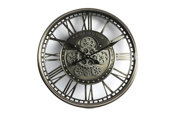 Countryfield radarklok Levi silver - Ø53,5CM