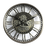 Countryfield radarklok Levi silver - Ø53,5CM