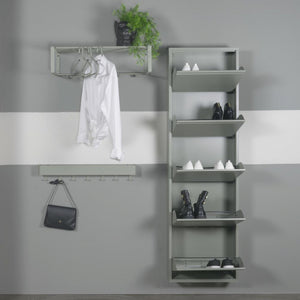 Spinder Billy schoenenkast 5 kleps  - leverbaar in 4 kleuren