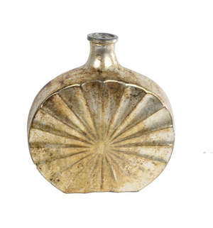 Vaas Sun oud zilver glas - Small